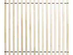 Outlet LINARDS 180 x 200 cm Beżowoszary Łóżka Tapicerowane|Łóżka Podwójne