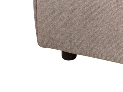 Outlet LINARDS 180 x 200 cm Beżowoszary Łóżka Tapicerowane|Łóżka Podwójne