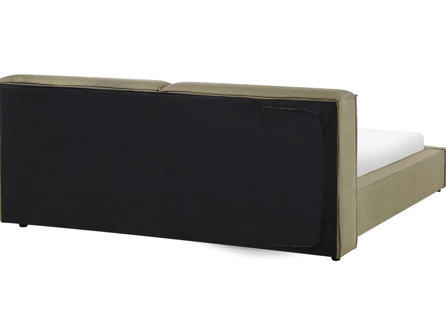 Outlet LINARDS 180 x 200 cm Oliwkowy Łóżka Tapicerowane|Łóżka Podwójne