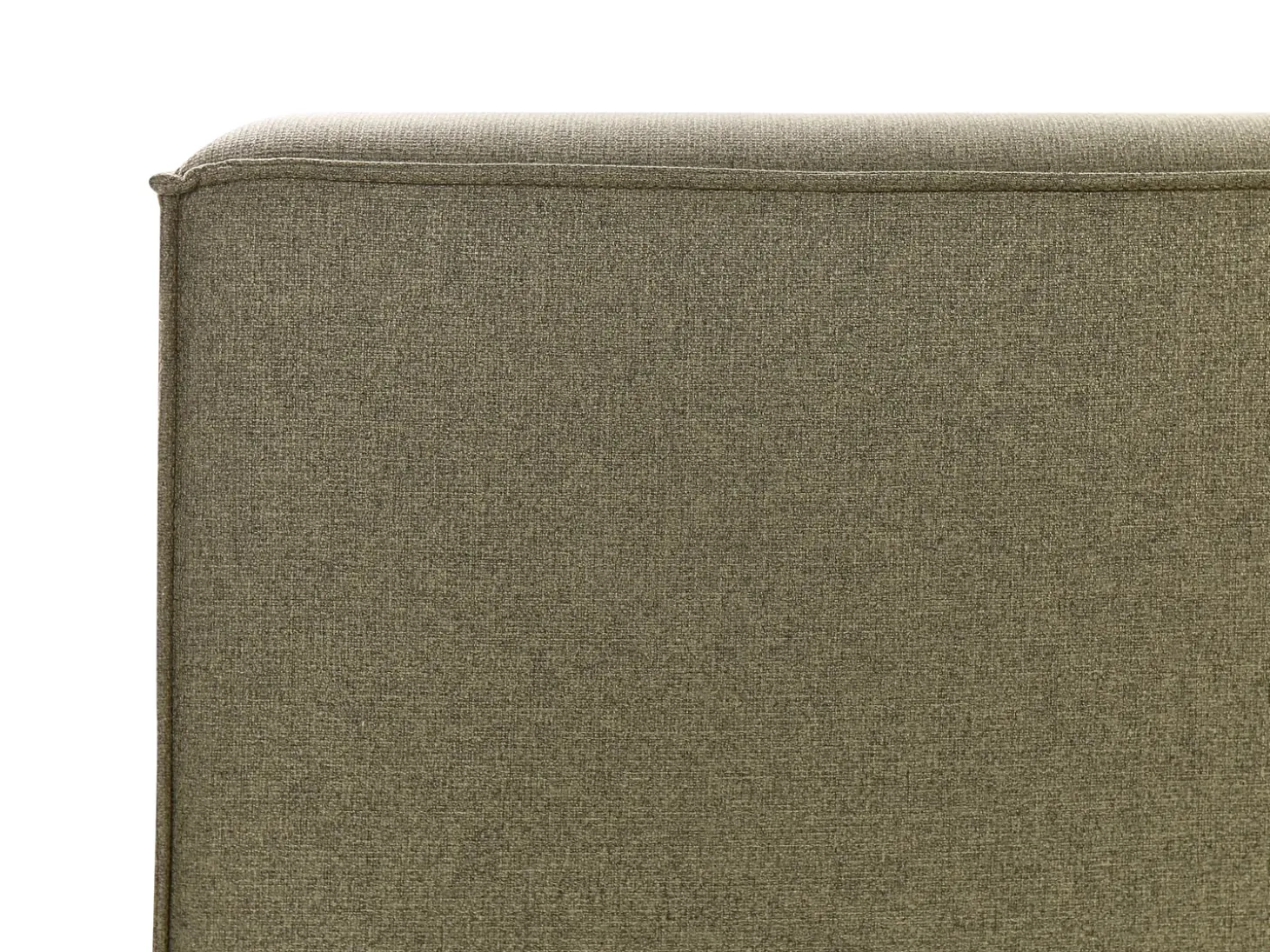 Outlet LINARDS 180 x 200 cm Oliwkowy Łóżka Tapicerowane|Łóżka Podwójne