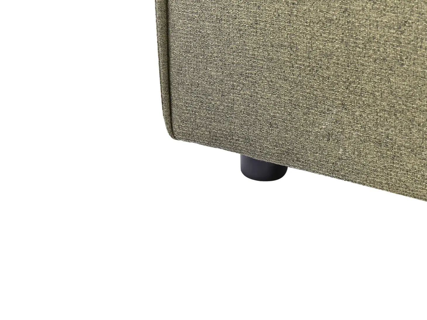Outlet LINARDS 180 x 200 cm Oliwkowy Łóżka Tapicerowane|Łóżka Podwójne