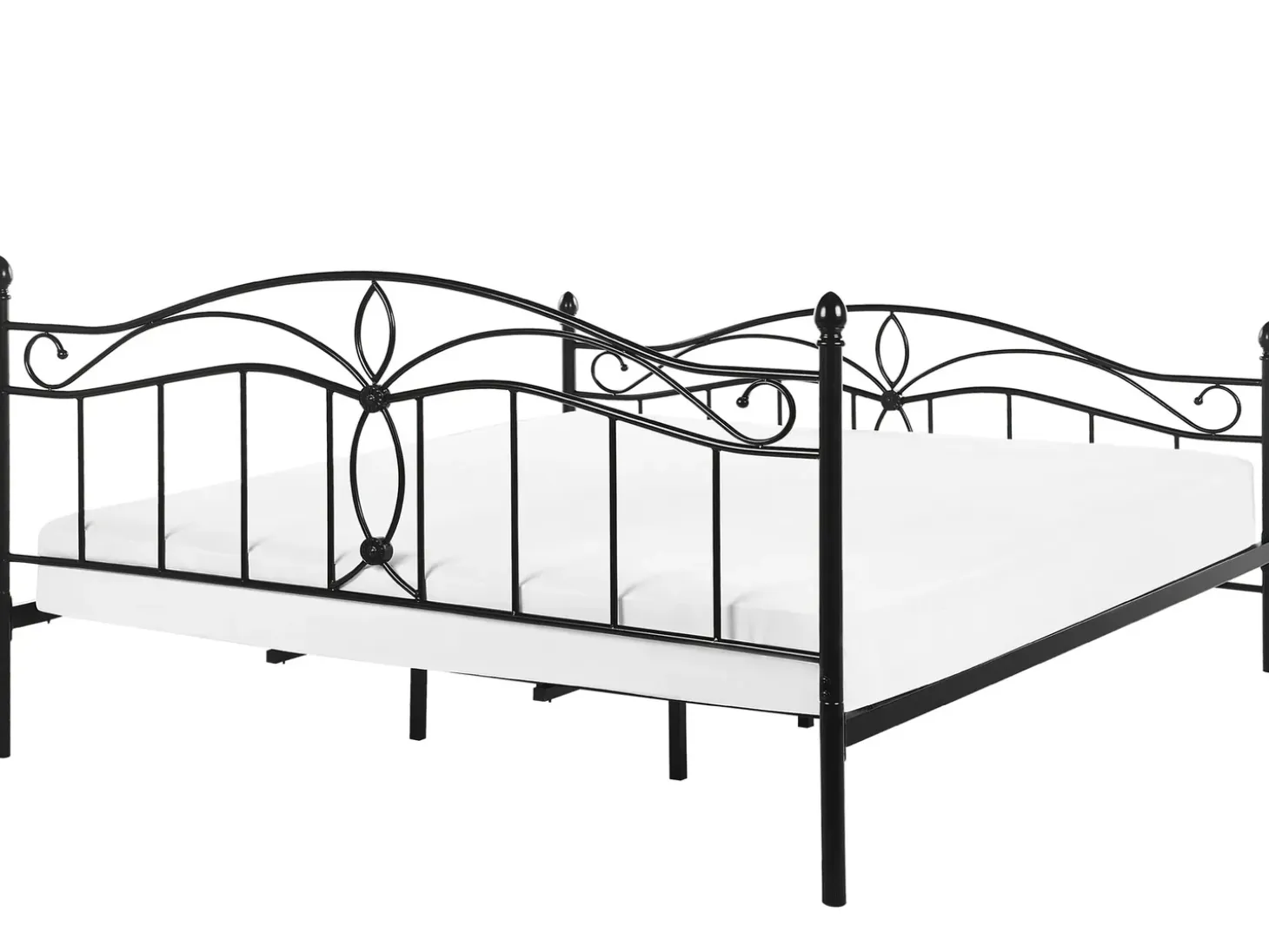New Łóżko Metal ANTLIA 180 x 200 cm Łóżka Metalowe|Łóżka Podwójne