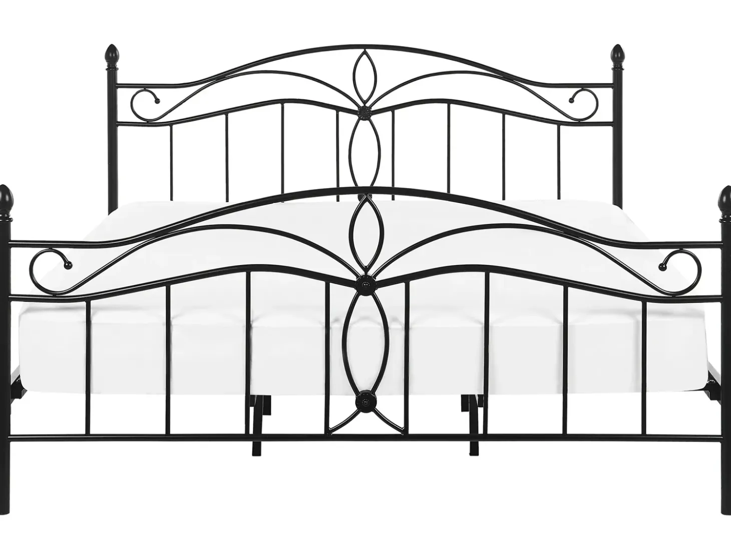 New Łóżko Metal ANTLIA 180 x 200 cm Łóżka Metalowe|Łóżka Podwójne