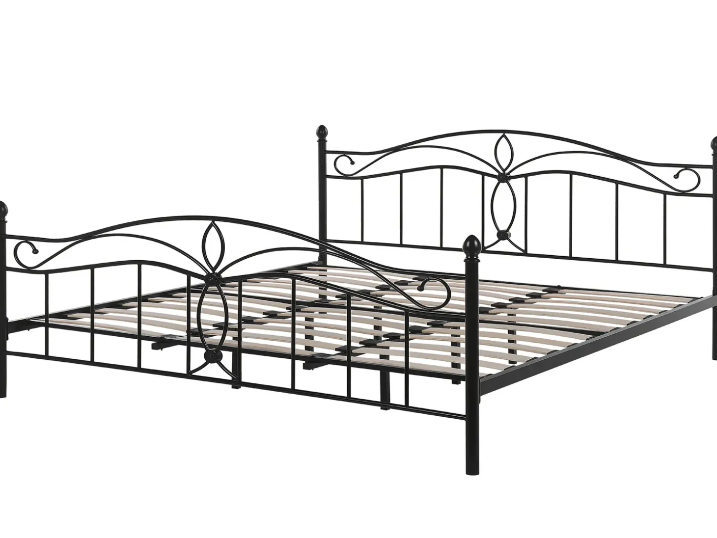 New Łóżko Metal ANTLIA 180 x 200 cm Łóżka Metalowe|Łóżka Podwójne