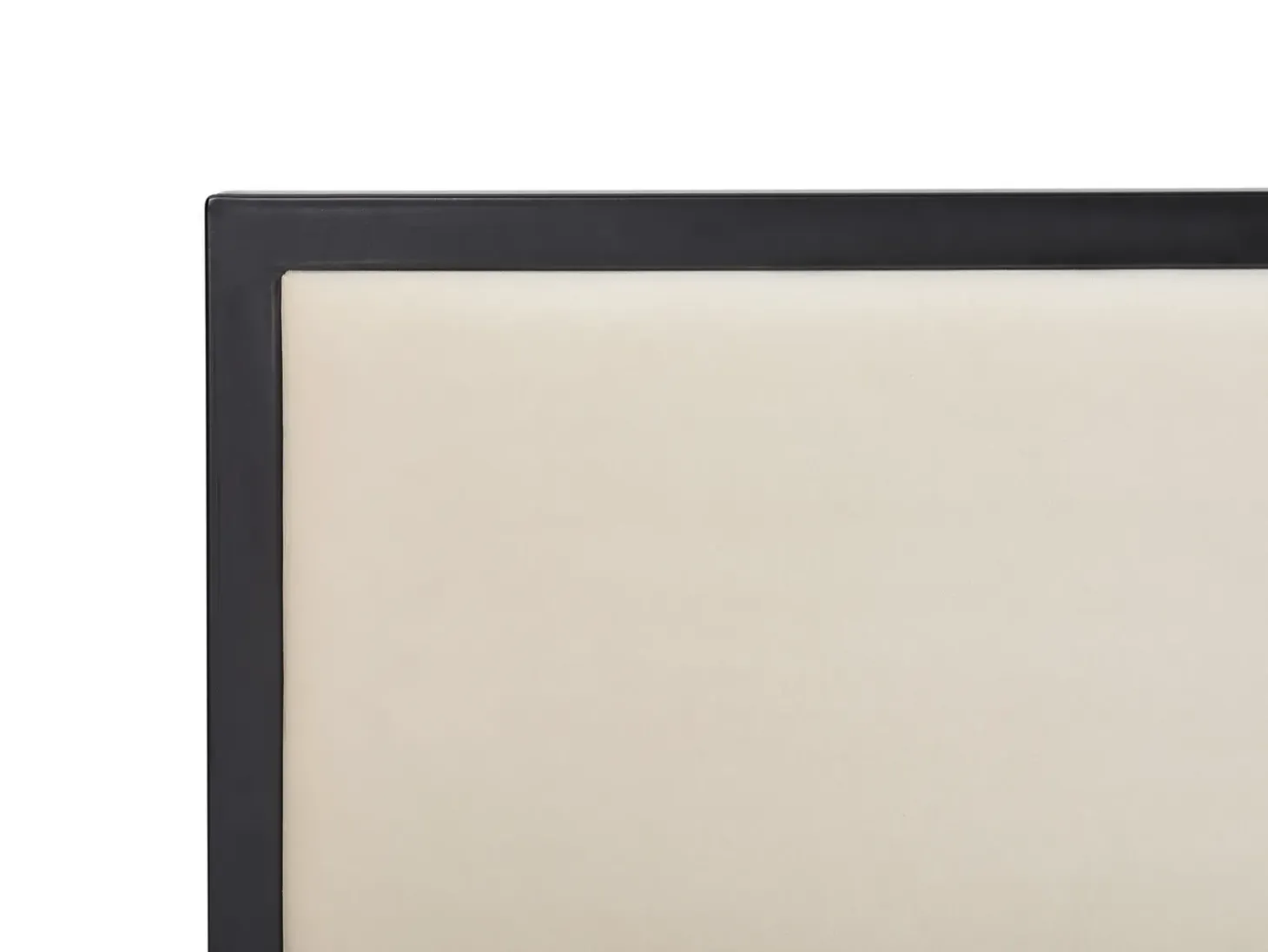Outlet Łóżko Metal CLAMART 180 x 200 cm Jasnobeżowy Łóżka Metalowe|Łóżka Podwójne