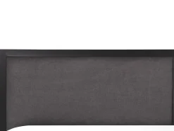 New Łóżko Metal CLAMART 180 x 200 cm Szary Łóżka Metalowe|Łóżka Podwójne