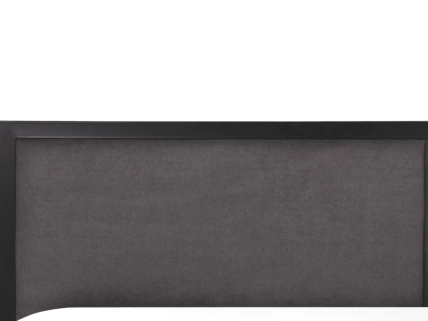 New Łóżko Metal CLAMART 180 x 200 cm Szary Łóżka Metalowe|Łóżka Podwójne