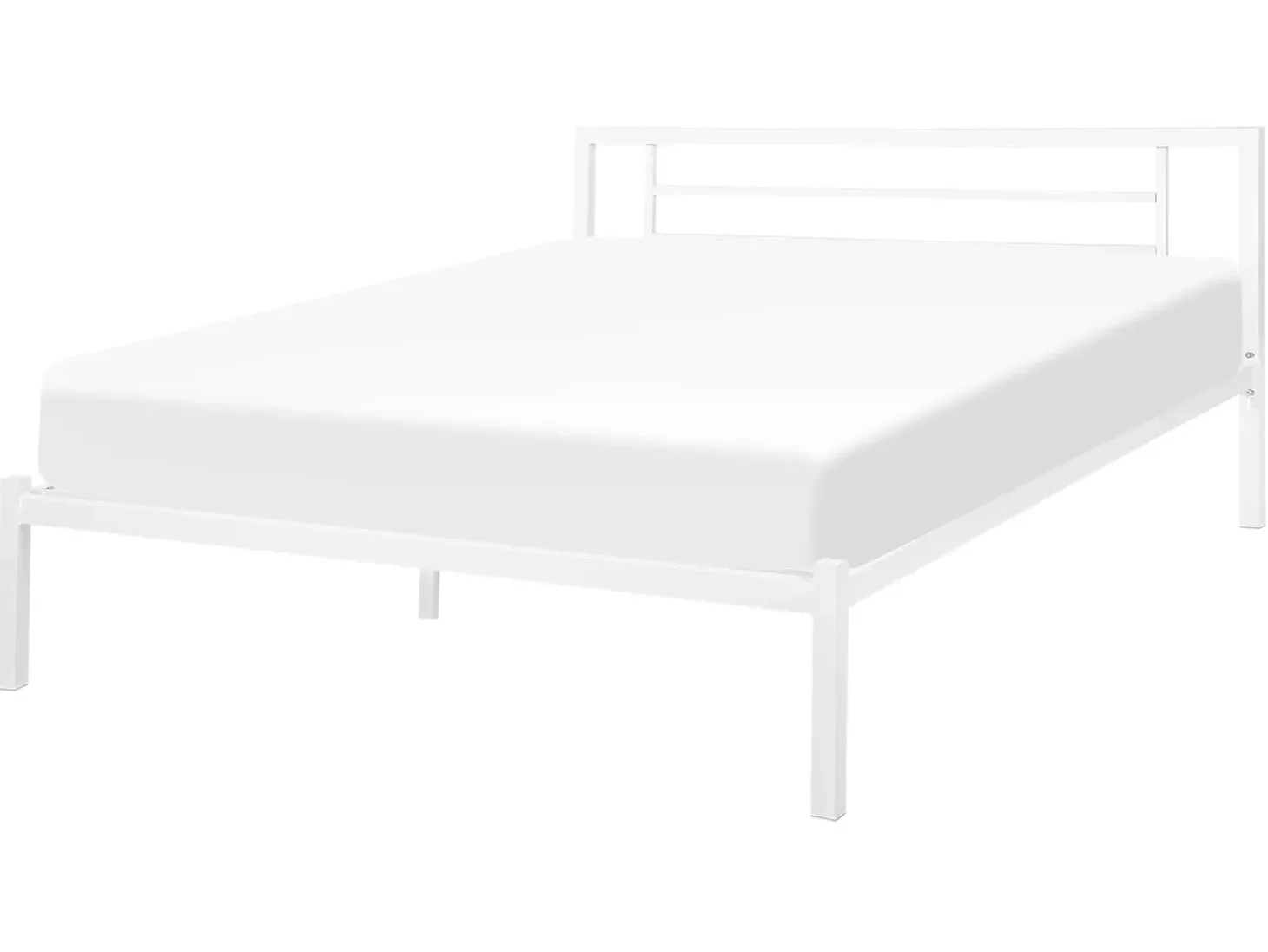 Clearance Łóżko Metal CUSSET 160 x 200 cm Łóżka Metalowe|Łóżka Podwójne