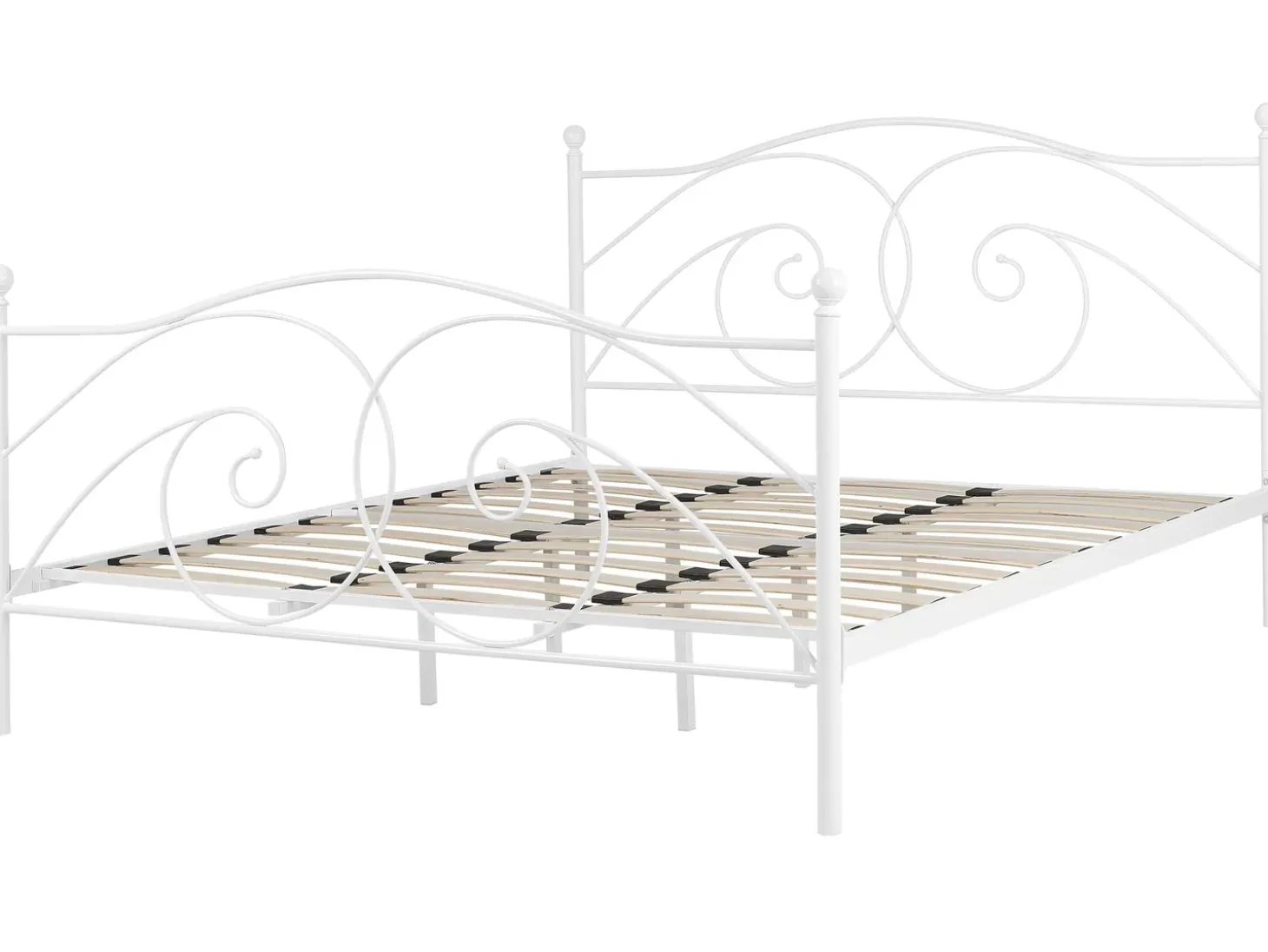 Discount Łóżko Metal DINARD 180 x 200 cm Łóżka Metalowe|Łóżka Podwójne