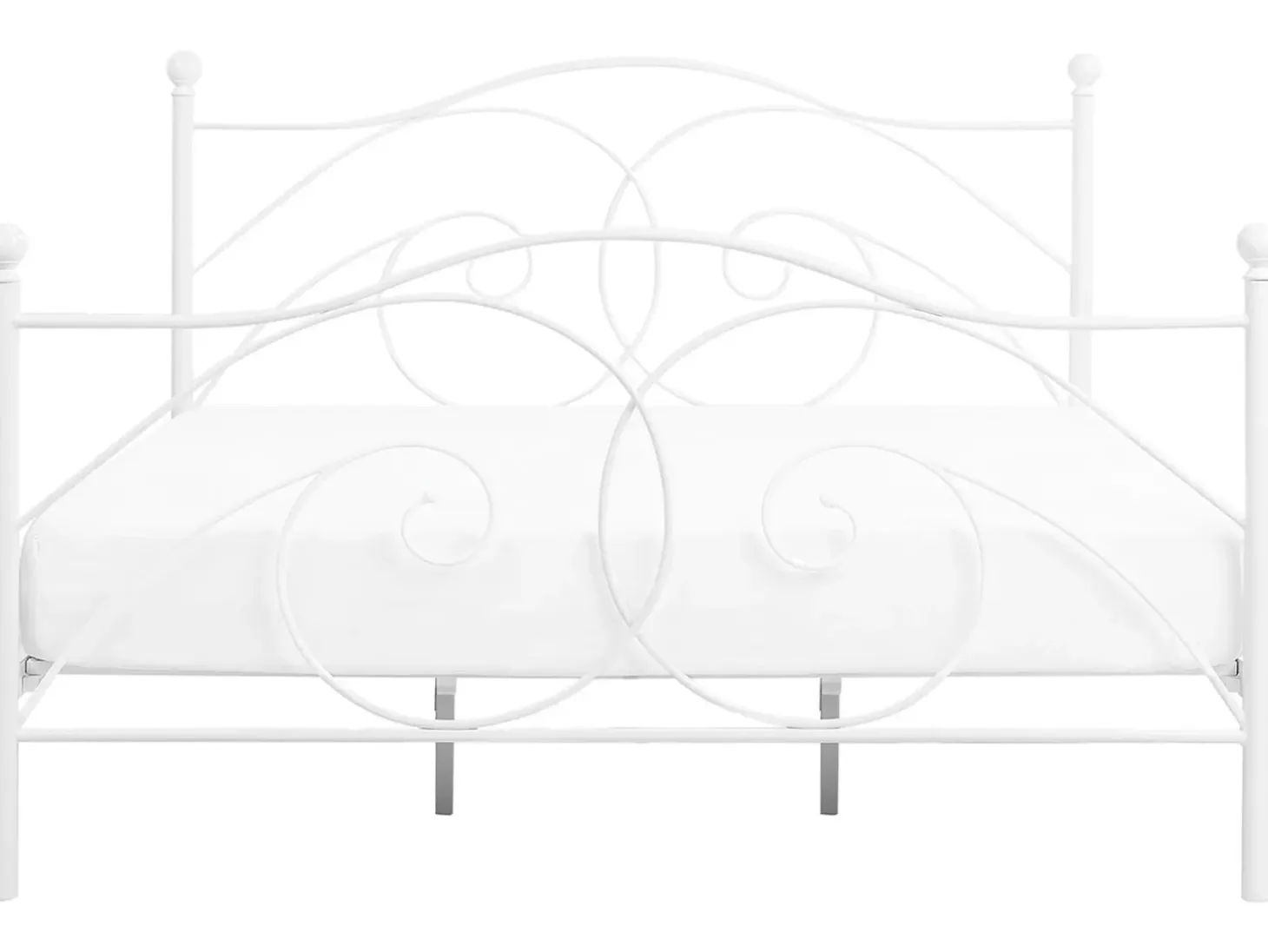 Discount Łóżko Metal DINARD 180 x 200 cm Łóżka Metalowe|Łóżka Podwójne