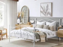 Discount Łóżko Metal DINARD 180 x 200 cm Łóżka Metalowe|Łóżka Podwójne