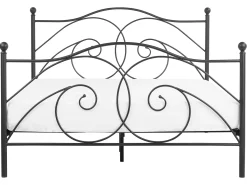 Online Łóżko Metal DINARD 160 x 200 cm Łóżka Metalowe|Łóżka Podwójne