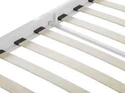 Best Łóżko Metal MAURS 180 x 200 cm Biały Łóżka Metalowe|Łóżka Podwójne
