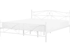 Outlet Łóżko Metal RODEZ 180 x 200 cm Łóżka Metalowe|Łóżka Podwójne