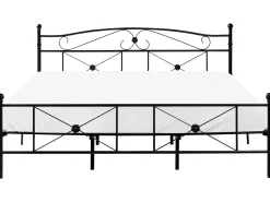 Sale Łóżko Metal RODEZ 180 x 200 cm Łóżka Metalowe|Łóżka Podwójne