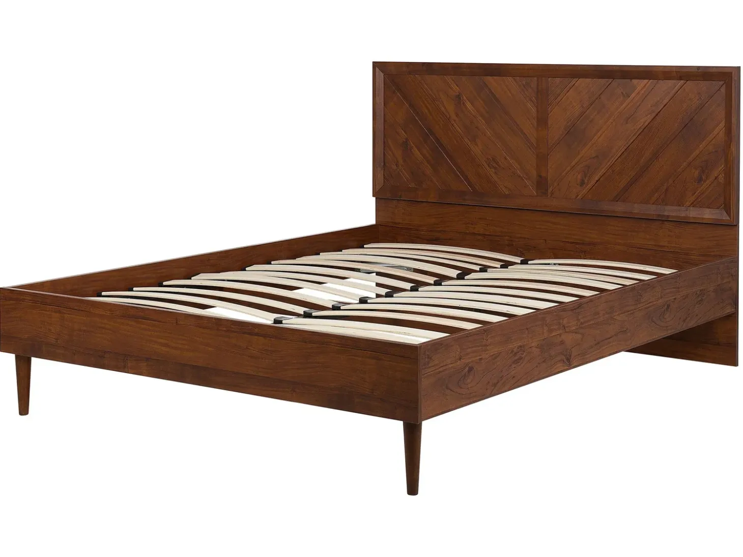 Clearance MIALET 160 x 200 cm Ciemno Łóżka Podwójne|Wszystkie Łóżka