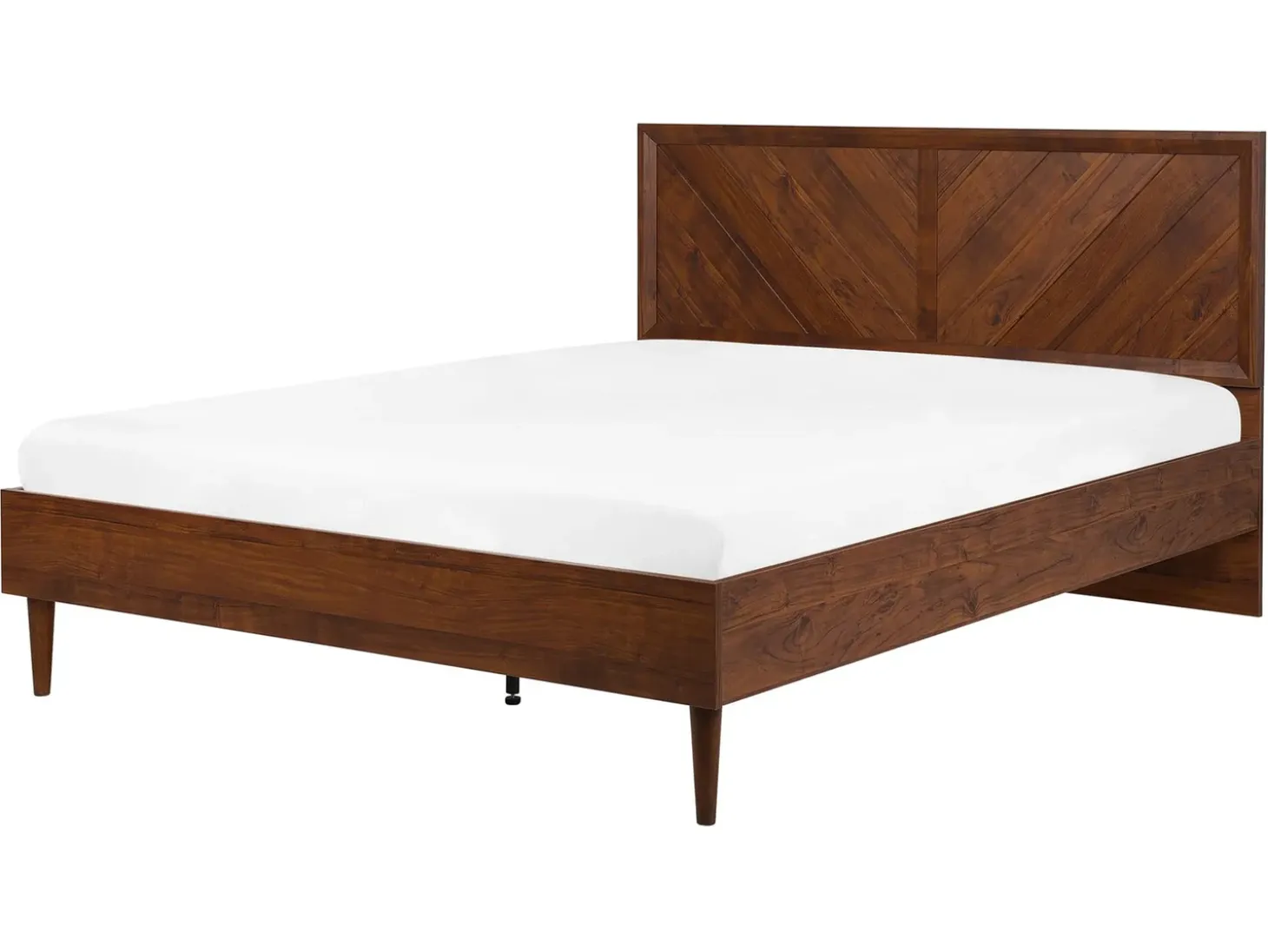 Clearance MIALET 160 x 200 cm Ciemno Łóżka Podwójne|Wszystkie Łóżka