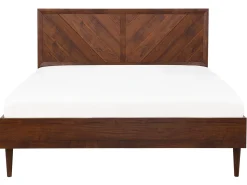 Clearance MIALET 160 x 200 cm Ciemno Łóżka Podwójne|Wszystkie Łóżka