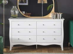 Outlet Komoda 6 szuflad WINCHESTER Szafki I Komody|Szafki I Komody