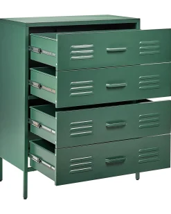 Best Komoda z szufladami ENAGO Metal Ciemno Szafki Biurowe|Wszystko Do Przechowywania