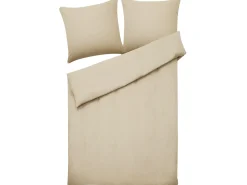 Komplet pościeli AVONDALE Bawełna satynowa 155 x 220 cm Beżowy