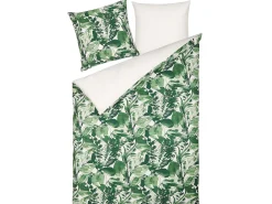 Komplet pościeli GREENWOOD Bawełna satynowa 155 x 220 cm Zielony