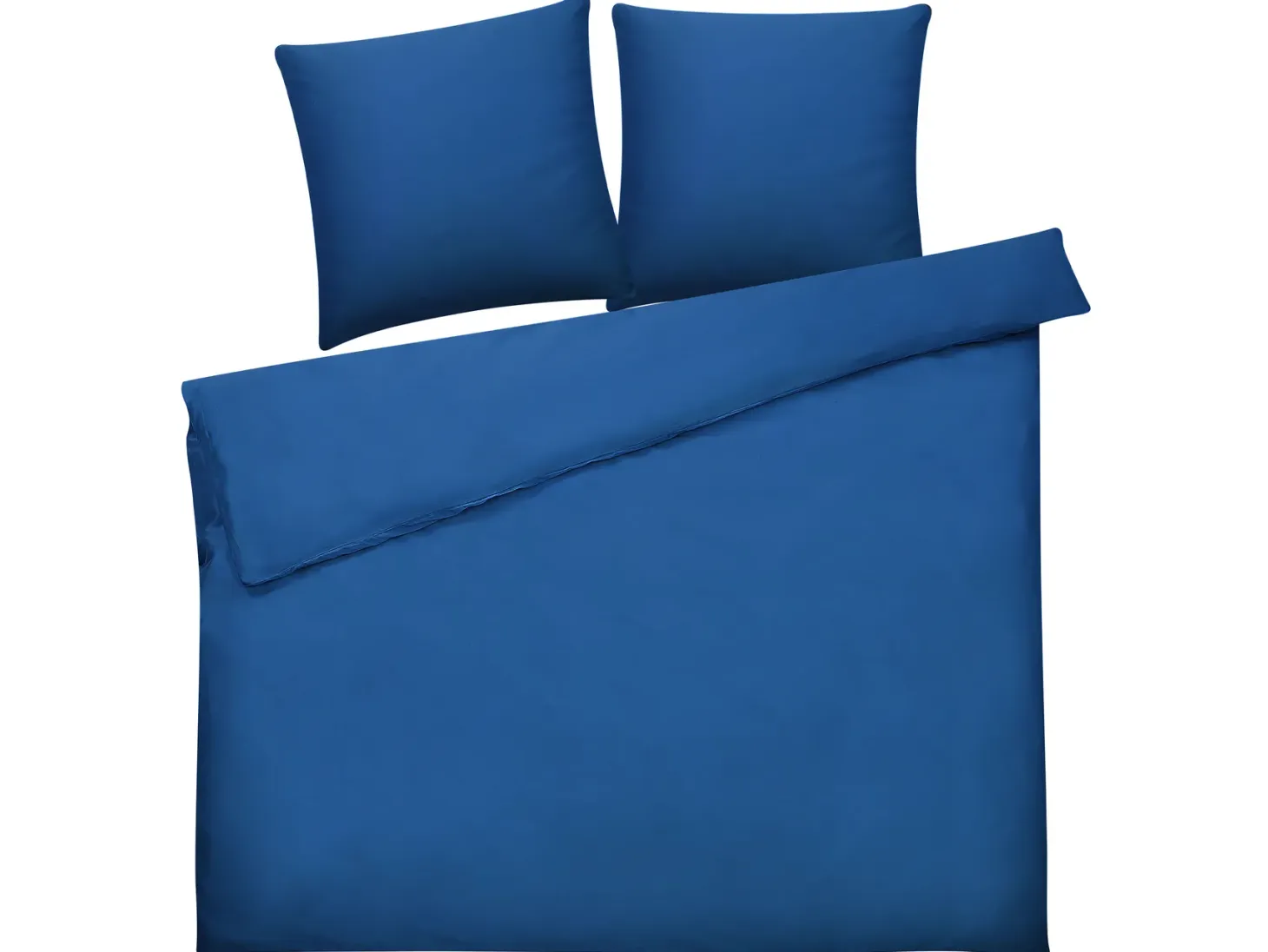 Komplet pościeli HARMONRIDGE Bawełna satynowa 220 x 240 cm Ciemnoniebieski