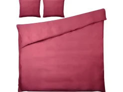 Komplet pościeli PARKROSE Bawełna satynowa 220 x 240 cm Burgundowy
