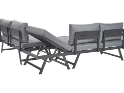 Komplet poszewek na poduchy ogrodowe COCCORINO Ciemnoszary