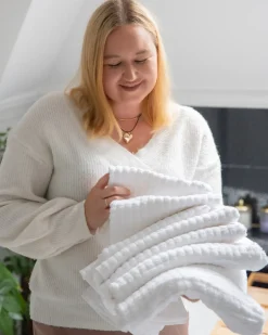 Komplet 9 ręczników ATAI Bawełna Biały