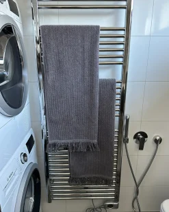 Komplet 2 ręczników ATIU Bawełna frotte Szary