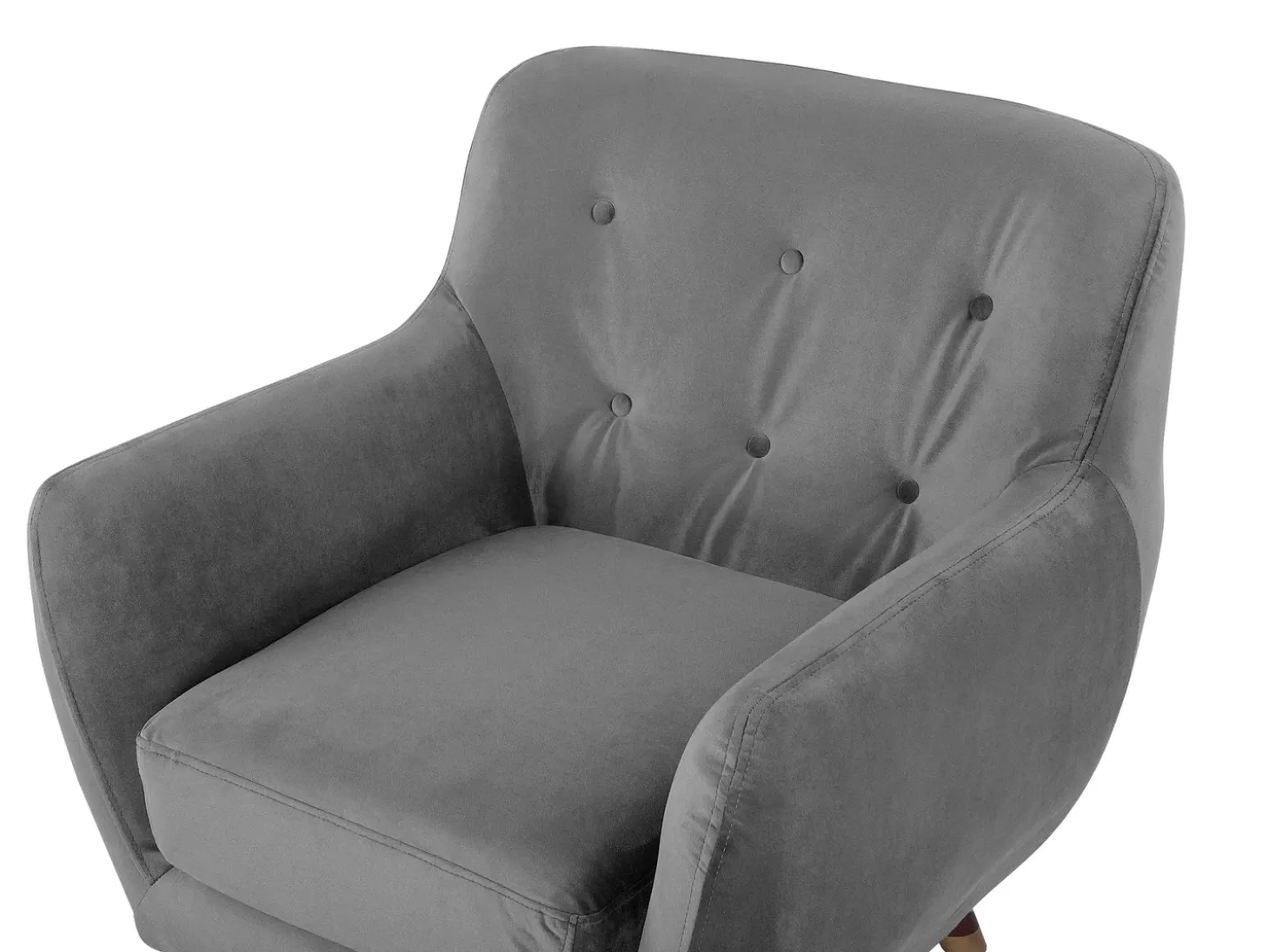 Discount Komplet wypoczynkowy dla 6 osób BODO Welur Szary Sofy Tapicerowane|Kolekcje Sof