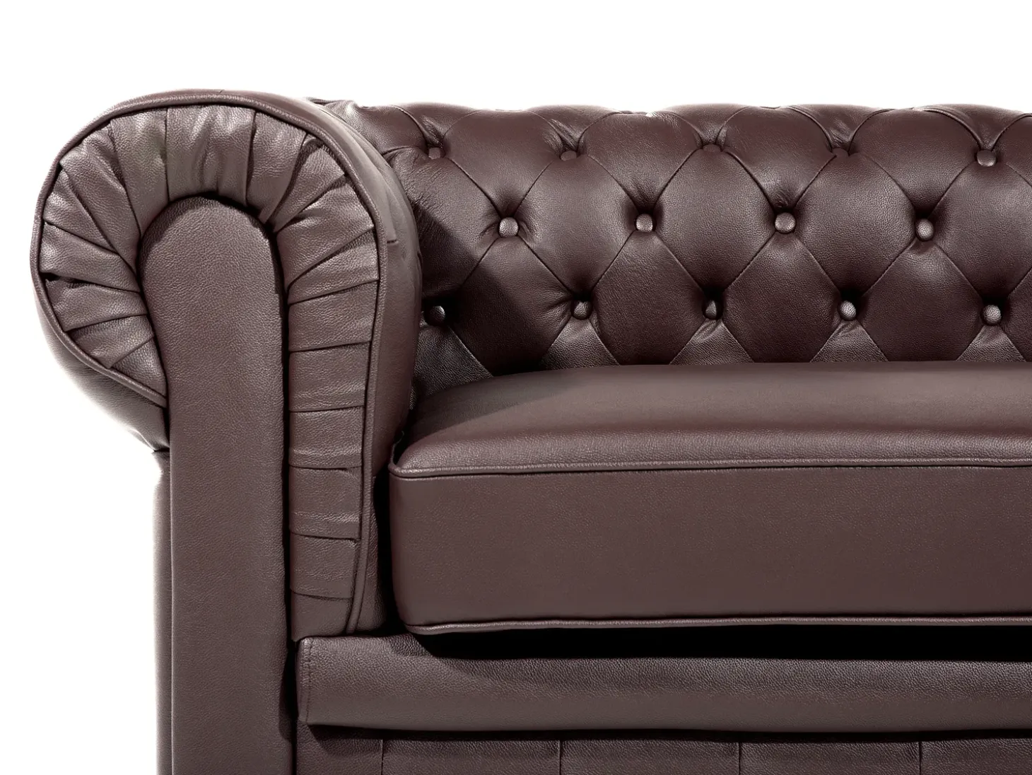 New Komplet wypoczynkowy dla 4 osób CHESTERFIELD Skóra naturalna Kolekcje Sof|Sofy Skórzane