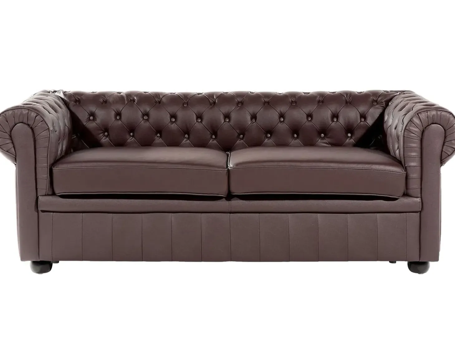New Komplet wypoczynkowy dla 4 osób CHESTERFIELD Skóra naturalna Kolekcje Sof|Sofy Skórzane