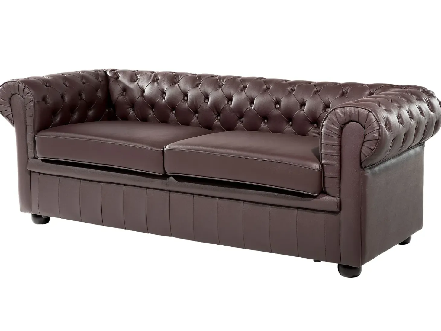 New Komplet wypoczynkowy dla 4 osób CHESTERFIELD Skóra naturalna Kolekcje Sof|Sofy Skórzane