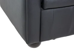 Discount Komplet wypoczynkowy dla 4 osób CHESTERFIELD Skóra naturalna Czarny Kolekcje Sof|Sofy Skórzane