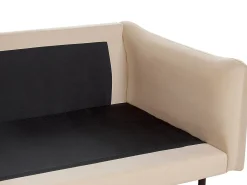 New Komplet wypoczynkowy dla 5 osób VINTERBRO Welur Beżowy z otomaną Sofy Tapicerowane|Kolekcje Sof