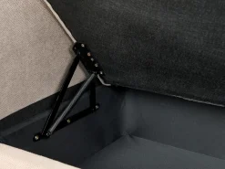 Clearance Komplet wypoczynkowy dla 5 osób MARE Beżowoszary ze schowkiem Sofy Tapicerowane|Kolekcje Sof