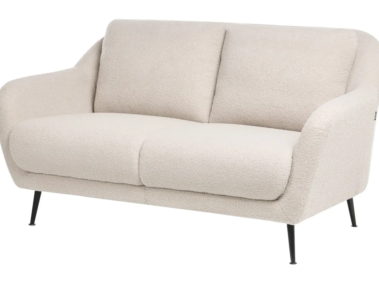 Discount Komplet wypoczynkowy dla 3 osób EIBY Boucle Beżowy Sofy Tapicerowane|Kolekcje Sof
