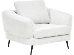 Discount Komplet wypoczynkowy dla 3 osób KJAER Złamana biel Sofy Tapicerowane|Kolekcje Sof
