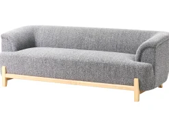 Clearance Komplet wypoczynkowy dla 5 osób ALNOR Ciemnoszary Sofy Tapicerowane|Kolekcje Sof