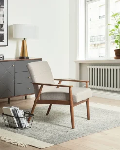 Outlet Komplet wypoczynkowy dla 6 osób ESRUM Ciemny brąz/ szary Sofy Tapicerowane|Kolekcje Sof