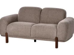 Outlet Komplet wypoczynkowy dla 4 osób ODNES Boucle Beżowoszary Sofy Tapicerowane|Kolekcje Sof