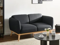 Clearance Komplet wypoczynkowy dla 5 osób LJUNG Czarny Sofy Tapicerowane|Kolekcje Sof