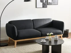 Clearance Komplet wypoczynkowy dla 5 osób LJUNG Czarny Sofy Tapicerowane|Kolekcje Sof