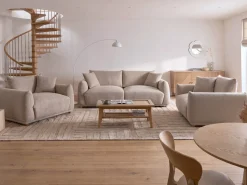 Outlet Komplet wypoczynkowy dla 5 osób JUBEK Boucle Sofy Tapicerowane|Kolekcje Sof