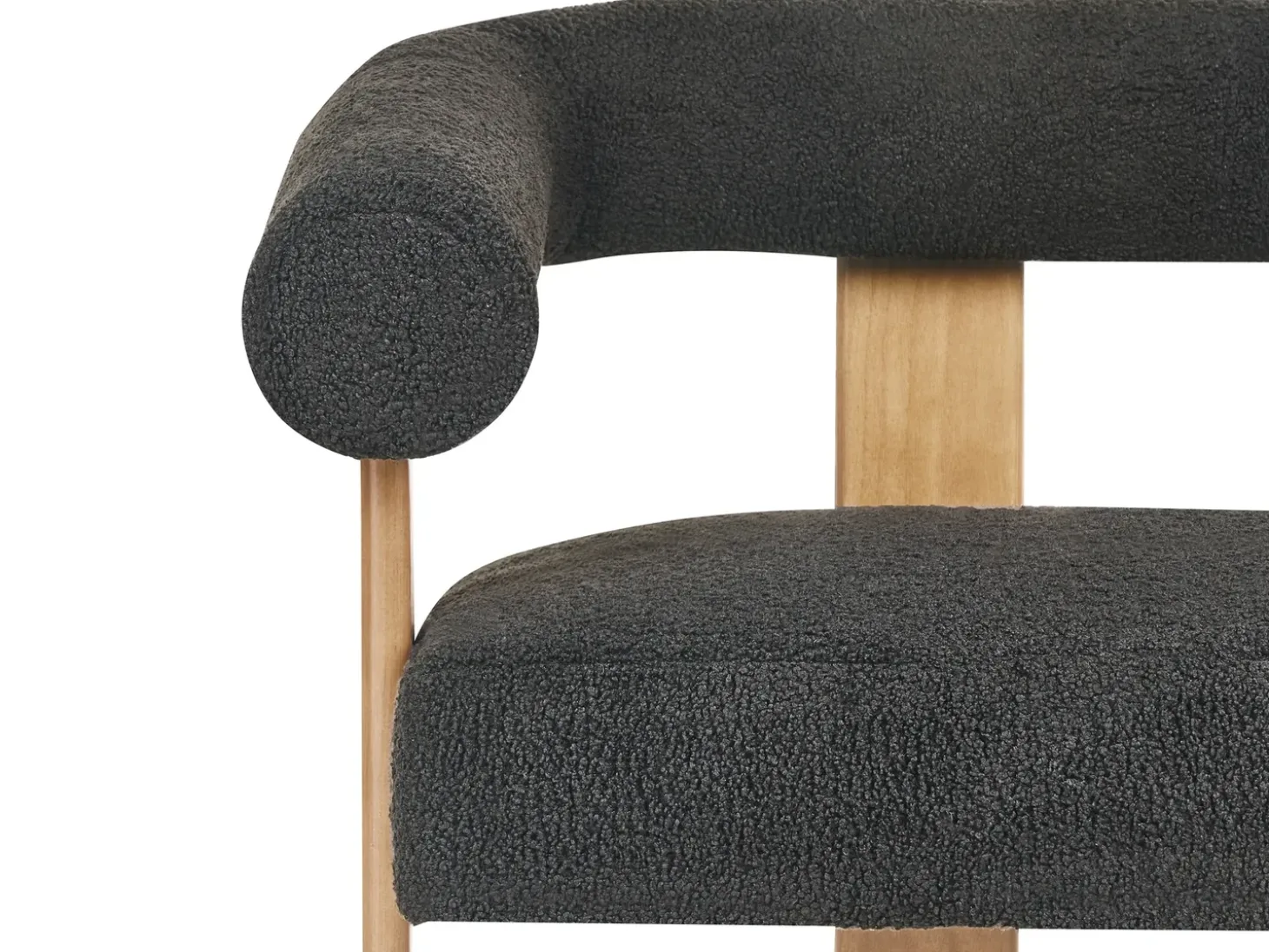 Outlet Komplet wypoczynkowy ILBRO Boucle Czarny/ jasny brąz Sofy Tapicerowane|Kolekcje Sof