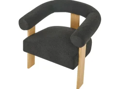 Outlet Komplet wypoczynkowy ILBRO Boucle Czarny/ jasny brąz Sofy Tapicerowane|Kolekcje Sof