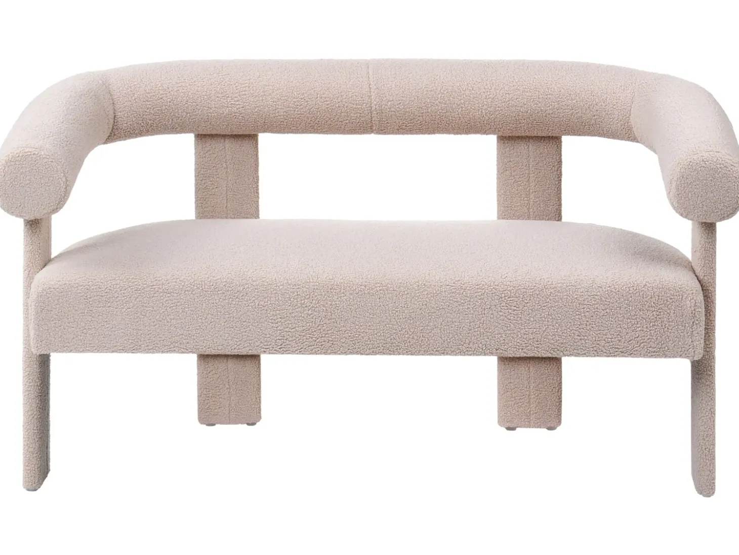 Sale Komplet wypoczynkowy ILBRO Boucle Jasno Sofy Tapicerowane|Kolekcje Sof
