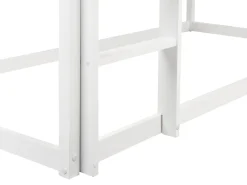 Best Łóżko na antresoli Domek Drewno sosnowe DIENNE 90 x 200 cm Dzieci Łóżka Piętrowe|Łóżka Drewniane